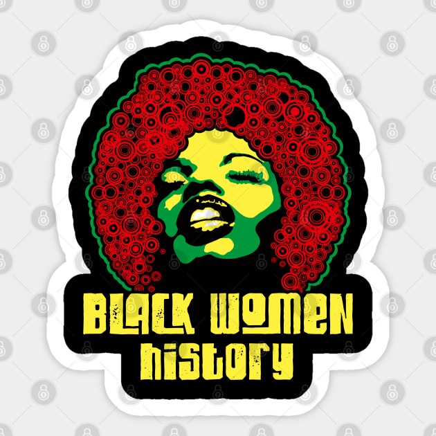 Black women history month pride black power culture gift Sticker by opippi